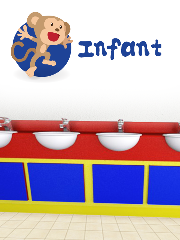 infant school vanity units